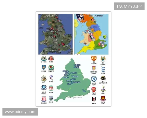 英超球队的整体地理分布图详解